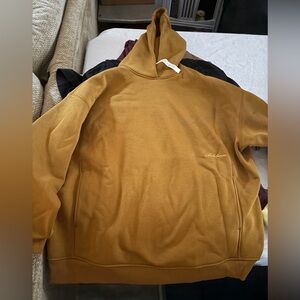 Lululemon Brown Hoodie with Embroidered Logo